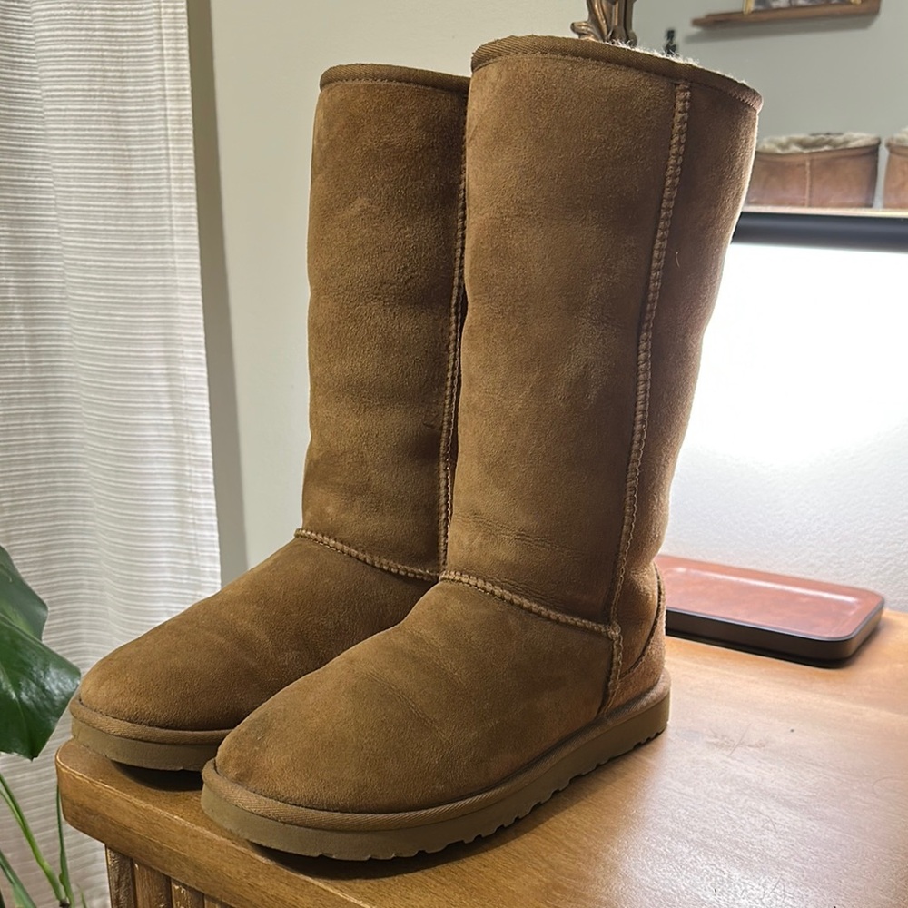 Brown Suede UGG Tall Boots